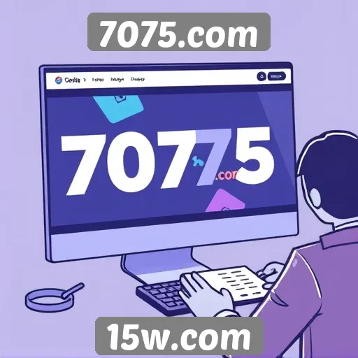 Análise da interface do usuário no 7075.com